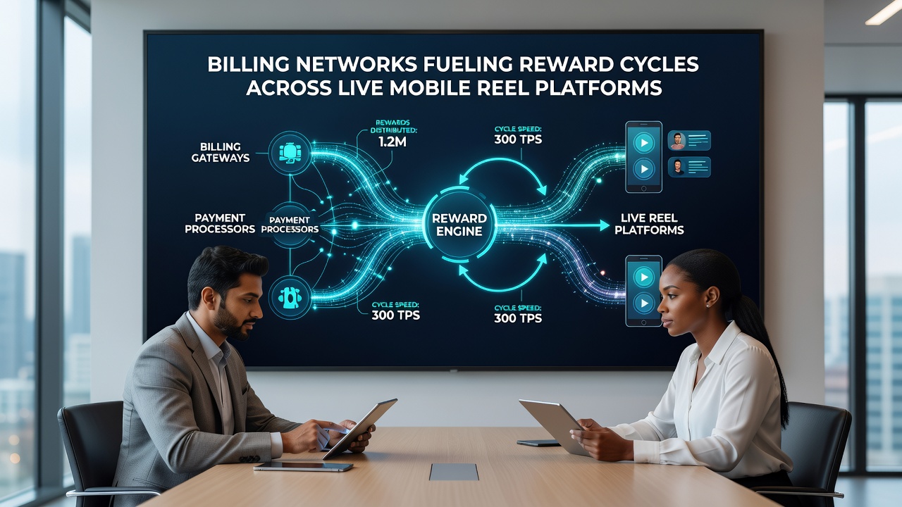 Integration von Zahlungsnetzwerken in mobile Live-Reel-Formate