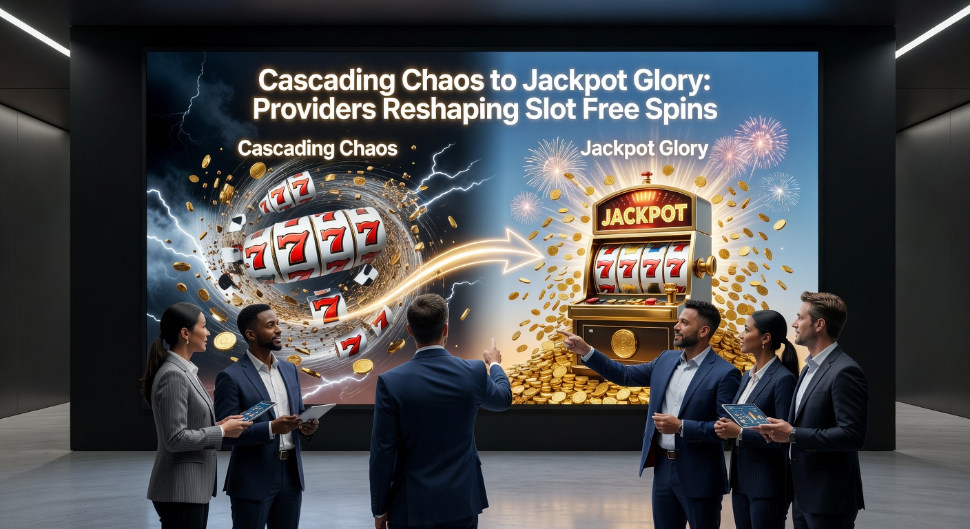 Jackpot-Explosion in einem modernen Slot mit kaskadierenden Free-Spins und goldenen Münzen, die über die Walzen regnen