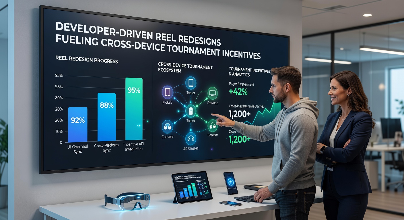 Cross-Device-Turnier mit Walzen-Redesigns und Anreizen