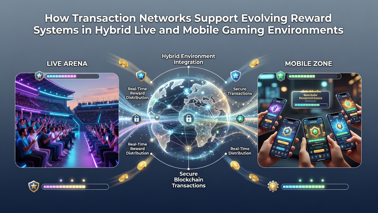Transaktionsnetzwerke in hybriden Gaming-Umgebungen mit Live- und Mobile-Integration