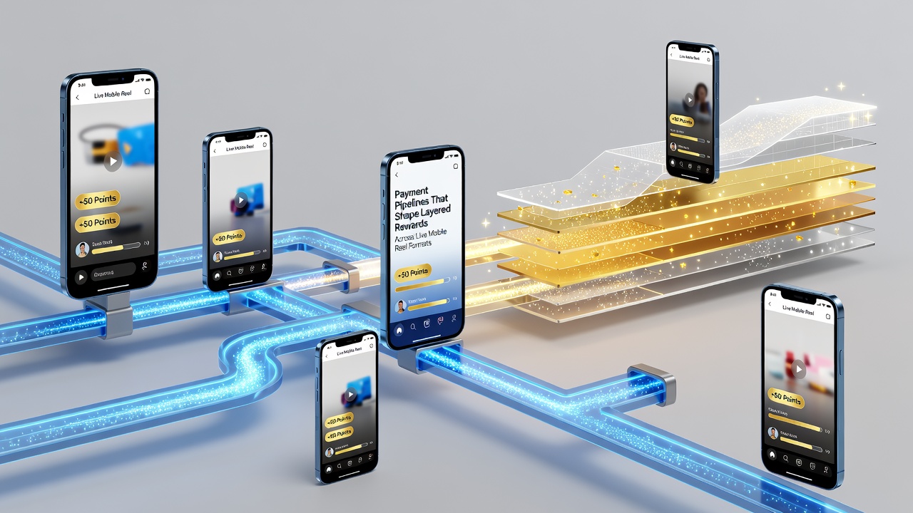 Zahlungspipelines und Belohnungsstrukturen in mobilen Walzenformaten
