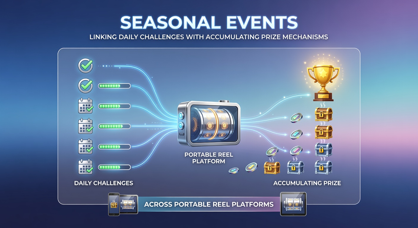 Mobile Walzenspiele mit saisonalen Events und täglichen Challenges